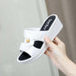 Women's  Slippers Summer Outdoor Wear Thick Bottom Wedge Heel Indoor Non-slip Slippers