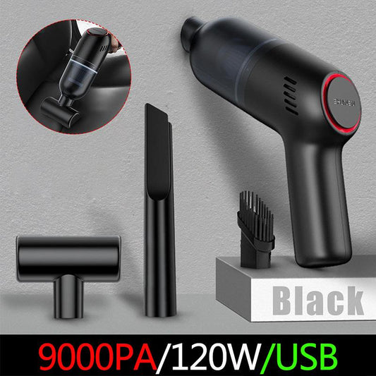 9000pa Strong Power Car Vacuum Cleaner 120W Cordless Wet and Dry Dual Use Auto Portable Vacuums Cleaner for Home Office