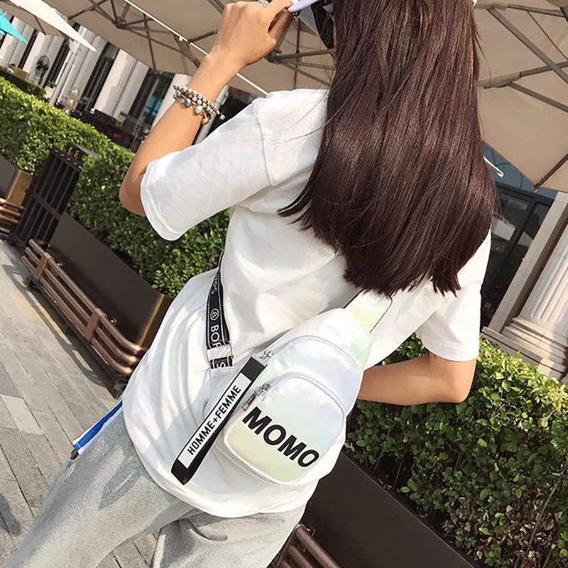 Fashion Casual Lady Female Chest Bag Female Chest Shoulder Messenger Bag Outdoor Travel Small Bag