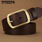 Genuine Leather Belt for Men Male Jeans Belt Men's High Quality Casual Pants Belt Vintage Pin Buckle