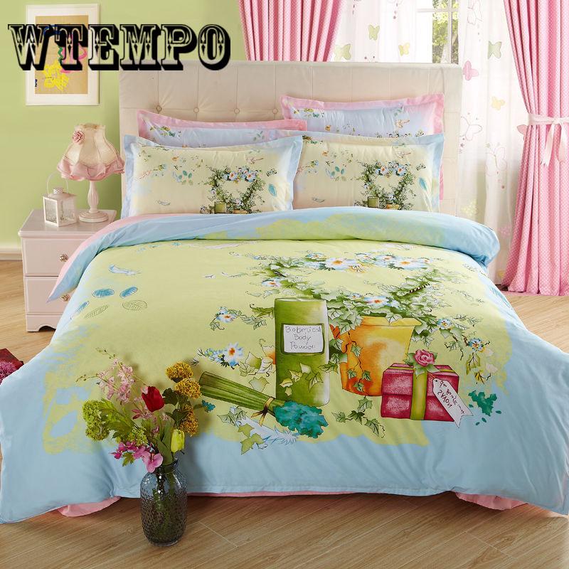 Brand Duvet Cover Fashion 3D Bedding Sets 3pcs Lotus Couple Comforter Cover+pillowcase