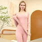 Women Long Sleeve Thermal Underwear Winter Thicken Tight Suit Sexy Pajamas Autumn Windproof High Elasticity Slim Body Comfortable Breathable Wearable