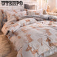 4pcs Winter Romantic Bedding Sets Floral Print Queen/king Size Quilt Cover Thick Warm Bed Sheet +pillowcases