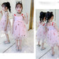 Children Dress Spring Summer Kids Clothing Sling Girls Yarn Skirt Sleeveless Princess Dress Girl 4 13 Years