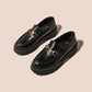 Horsebit Loafer Thick-heel Platform Shoes British Style Small Leather Shoes Thick-heel Platform Women's Shoes Jk Shoes