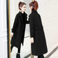 Woolen Coat Women's Mid-length Thickened Autumn and Winter Korean Loose Woolen Cloth Was Thin Winter Woolen Coat