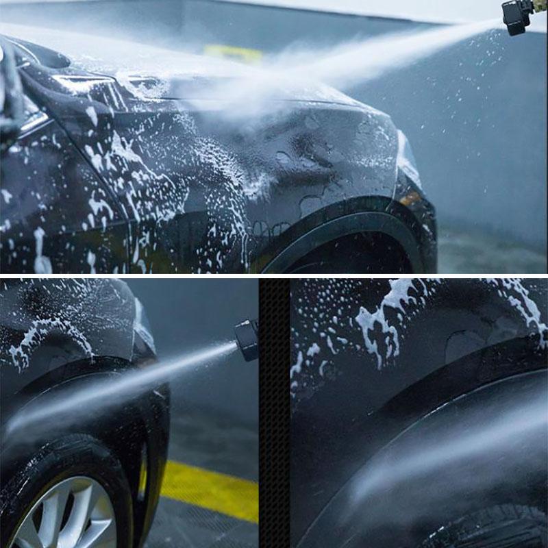 380W High Pressure Water Gun Wired Car Wash Machine Electric Car Wash Tool with Cigarette Lighter Head