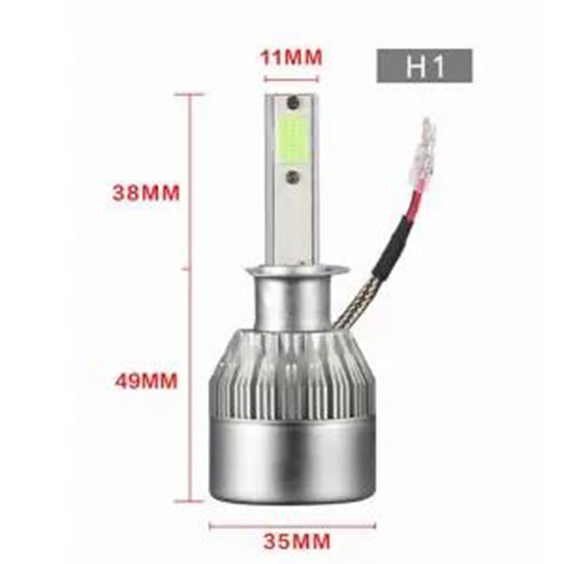 Car Led Headlights H7 H1 9005 9006 9012 Super Bright H4 Far and Near Integrated Strong Light Bulb Headlight Spotlight 12V24V 200W