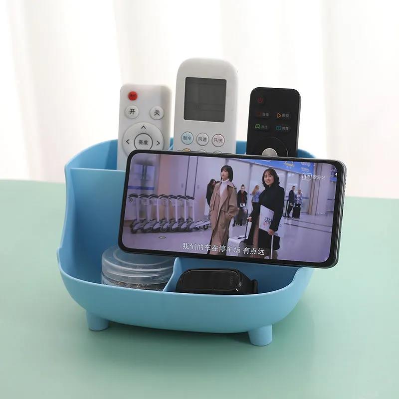 Nordic 6 Grid Oblique Insert Creative Pen Holder Multifunctional Desktop Decoration Ornaments Cosmetic Brush Pen Bucket Storage Box