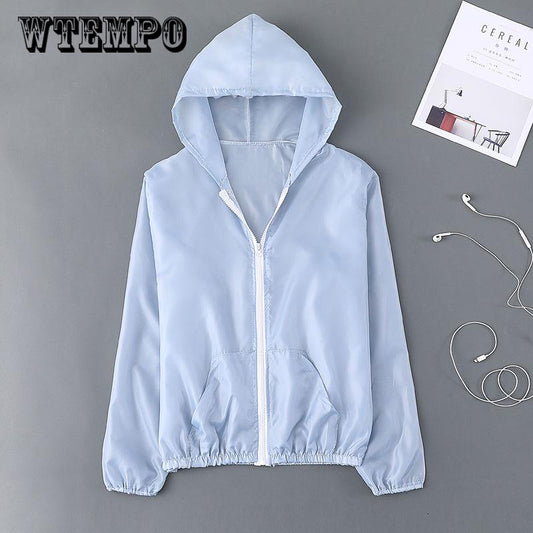 Casual Summer beach Sun Protection  Women Long Thin Cardigan Sun Protection Clothing Tops