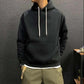 2021 Autumn New Hooded Sweater Men's Loose Men's Casual Solid Color Large Size Jacket