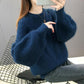 Round Neck Pullover Sweater Ins Women's Forest Loose Outer Wear Autumn and Winter New Lazy Style Knitted Bottoming Shirt