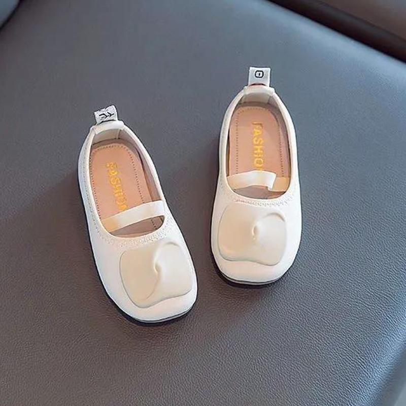 Kids Flat Shoes Children's Casual Sandals School Girls Princess Pu Leather Shoes Non-Slip Kids Retro  Soft Bottom Loafer