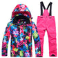 Children's Ski Clothing Suit Outdoor Windproof and Waterproof Two-piece Sportswear Windproof Wear-resistant Tooling Snowboard Suit