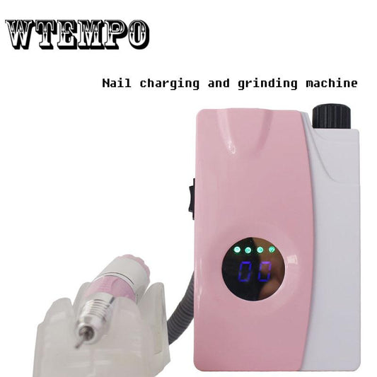 Portable Nail Electric Grinder with Waist Pack Charging Armor