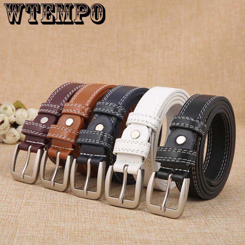 Fashion Female Women Belt Ladies Faux Leather Metal Buckle Straps Girls Summer Dress Accessories