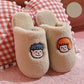 Autumn and Winter Couple Cotton Slippers Casual Warm Flat Shoes Indoor Non-slip Cotton Shoes Soft Shoes