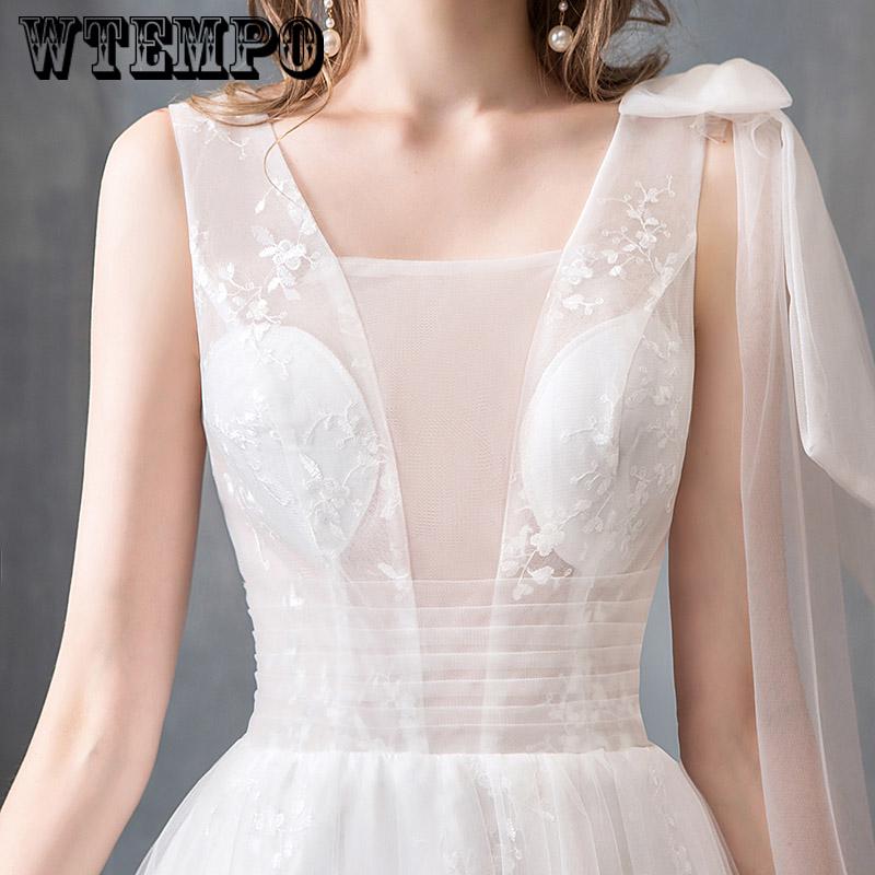 V-neck Bridal Ball Gowns Sleeveless Wedding Dresses Lace Real Image robe mariage