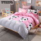 New Home Textiles Bedding Set Bedclothes Printing Duvet Cover Bed Skirt Sheet Pillowcase