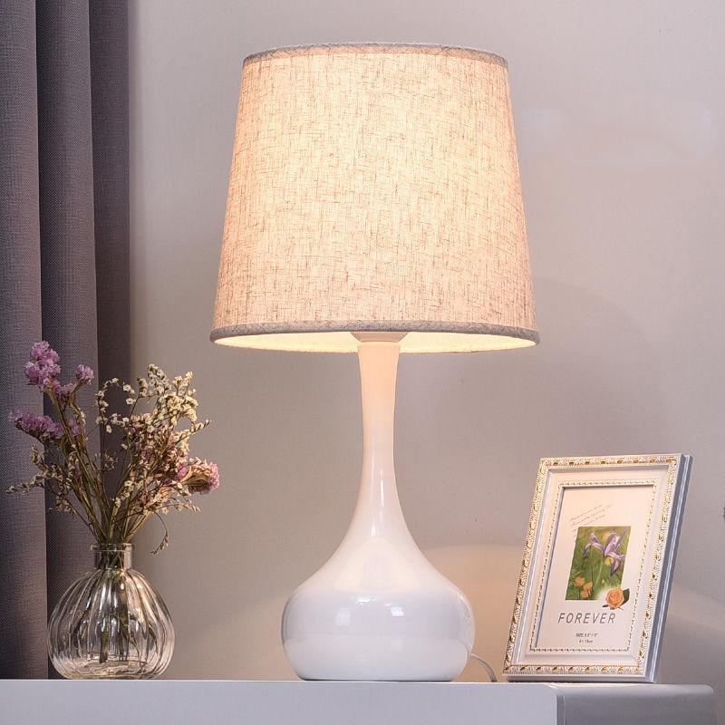 European table lamp for bedroom bedside reading light Home Bedroom Living Room Decoration
