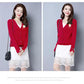 Autumn and Winter Wool Coat Cardigan V-neck Short Top Slim Knit Young Women's Sweater