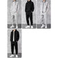 Autumn Simple Sportswear Suit Cardigan Hooded Sweater Suit Casual Loose Solid Color Versatile Trend Youth Jacket