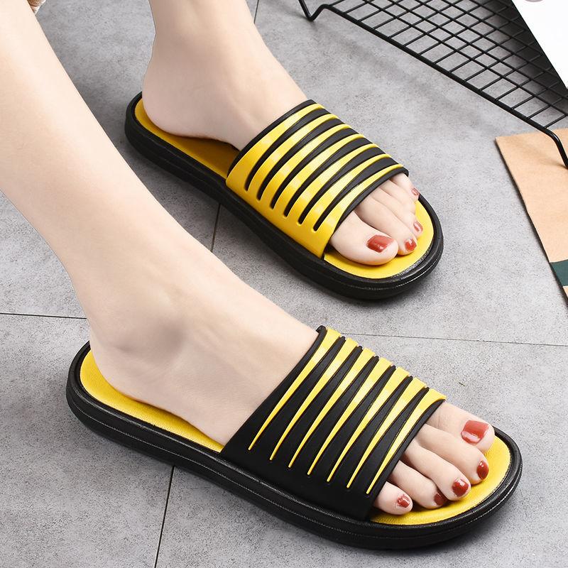 Slippers Women Summer Non-slip Deodorant Sandals Slippers Soft Bottom Bath Bathroom Household Couple Slippers