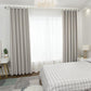 Modern Minimalist Thickened Blackout Curtains for Living Room High-end Atmosphere Bedroom Home Sunscreen Insulation Pure Color Curtains Clearance