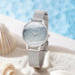 Women's Quicksand Starry Flash Diamond Quartz Watches Gradient Quartz Wrist Bracelet Watch Luxury French Niche Waterproof Watch