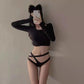 Hollow Sexy Panties Women's High Elastic Cross Temptation Strapping Panties Sports Angled Low Waist Underwear Shorts