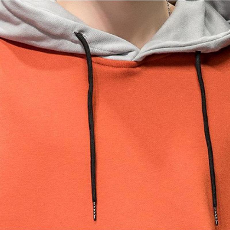 Fake Two-piece Sports Jacket Men's Spring Autumn and Winter Youth Trend Hooded Top Men's Loose Student Jacket