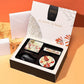 Retro Style Makeup Gift Box Mushroom Head Air Cushion Foudation Mascara Powder Lasting Lipstick Makeup Set