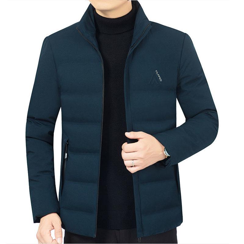 Men's Winter Middle-aged Men's Padded Jacket Winter Clothes Cold-proof Padded Jacket Thick Down Padded Jacket Men