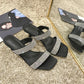 Fashion Bling Crystal Women Sandals Sexy Open Toe Zip Thin High Heel Rhinestone Stripper Shoes Summer Black Pumps