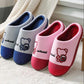 Autumn and Winter Pure Cotton Slippers Indoor Non-slip Soft-soled Shoes Warm Simple Plush Cotton Shoes