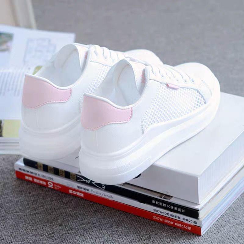 Net Shoes Summer Round Head Color Matching Breathable and Comfortable Fashion Women's Shoes