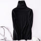 Pofulove Women's Cardigan High-necked Pullover Short Knitted Cashmere Sweater Loose Autumn Winter