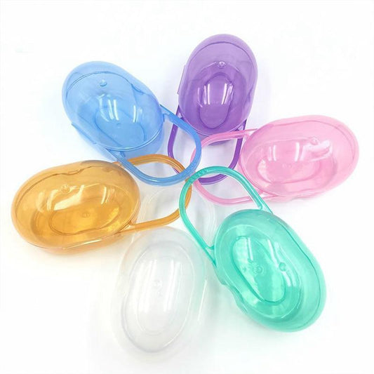1pc Portable Baby Solid Pacifier Box Kids Feeding Nipple Elliptical Case Holder Newborn Trave