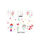 [Wall sticker ]Cartoon Cat Fish Bone Wall Stickers For Kids Rooms Nursery Bathroom Tile Home Decorat
