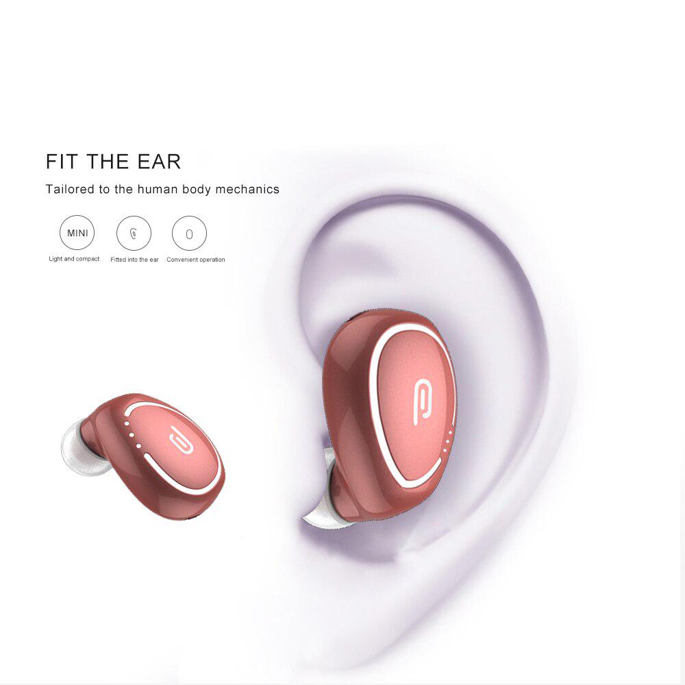 Waterproof 4.1 Earphones Bluetooth Mini HIFI TWS Earbuds Wireless Headphones Noise Reduction Headset