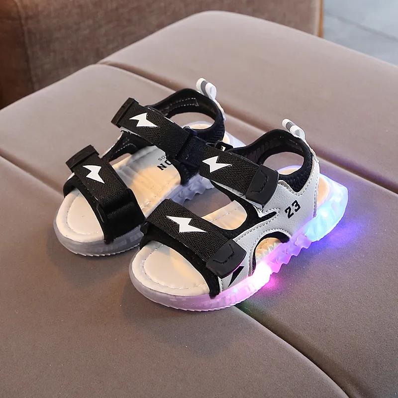 1-5 Years Old Children's Shoes Light-up Shoes Boys Baby Sandals Summer Girls Light-up Shoes