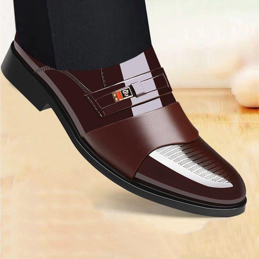 Men's Business Non-slip Leather Shoes British Breathable Men's Shoes Men's Work Shoes