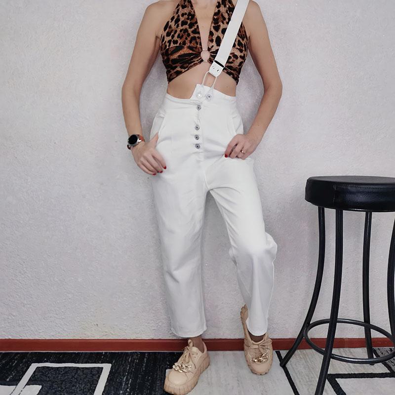 Women's Single-shoulder Overalls Spring Autumn Summer Loose High-waisted Jeans Wide-leg Denim Overalls