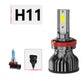 12V24V 460W Car LED Headlight H4 Super Bright Spotlight H7 Far and Near One H1 H3 9005 H11 Headlight White Light Bulb Free Modification 46000LM