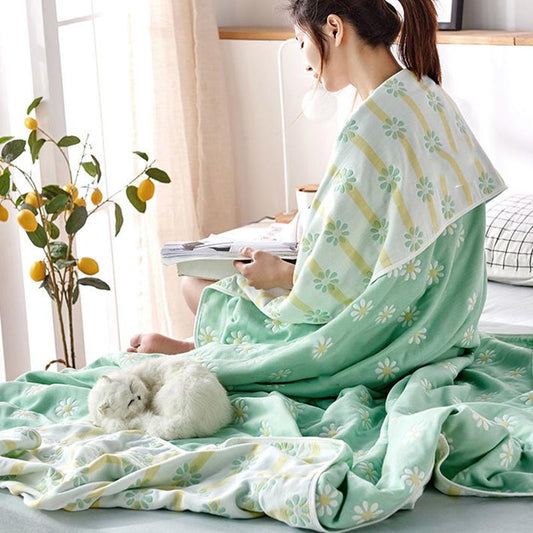 Summer Skin-friendly Thin Air-conditioning Quilt Single Double Summer Cool Quilt Core Quilt Blanket