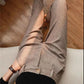 Autumn and Winter Herringbone Woolen Trousers High Waist Was Thin Harlan Feet Carrot Pants Casual Suit Pants