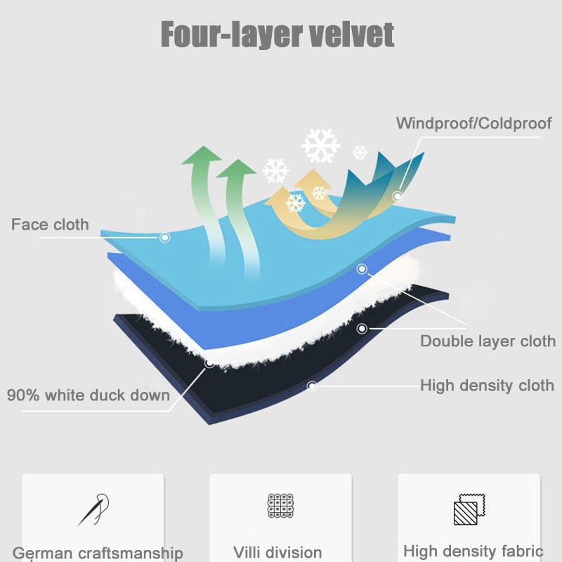 Winter Down Jacket Mid-length Tooling Down Jacket Jacket Thickened Plus Size Women Winter Coat