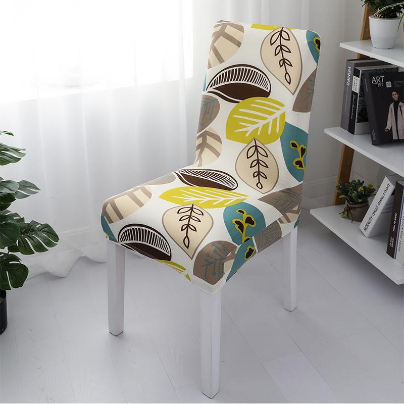 2/4/6pcs Printed Elastic Stretch Chair Cover Spandex Dinning Room Kitchen Chair Slipcovers Protector Case for Wedding Banquet Party