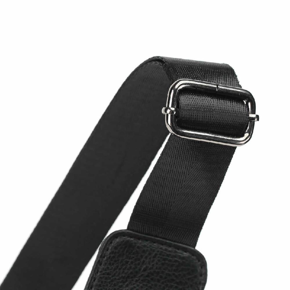 Colorblock Chest Bag Men Black Large Capacity Multi-pocket Crossbody Outdoor Sports Shoulder Bag