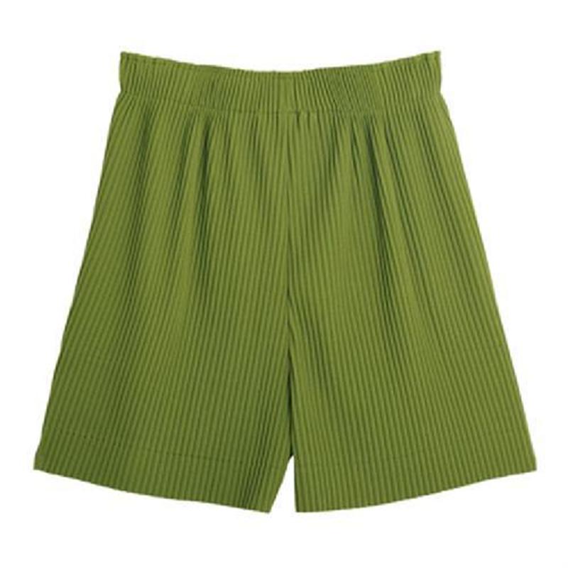 Plus Size Women's 200 Kg Loose Wild Straight High Waist Five-point Pants Casual Wide-leg Shorts Women Summer